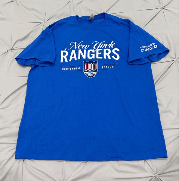 New York Rangers 100th Anniversary T-Shirt XL