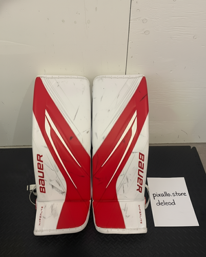 Medium Bauer Pro Stock Hyperlite 2 Goalie Leg Pads - pixallo.store