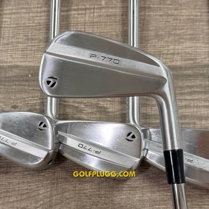 2024 Taylormade P770 Iron Set 4-PW / Project X LZ, Extra Stiff Flex (268)