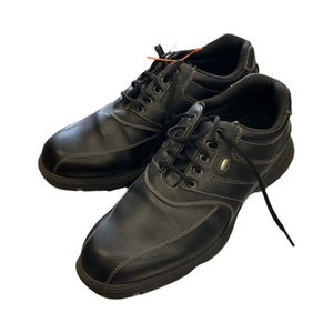 Used Etonic Mens Golf Shoes Black Senior 9 11859-S000026344