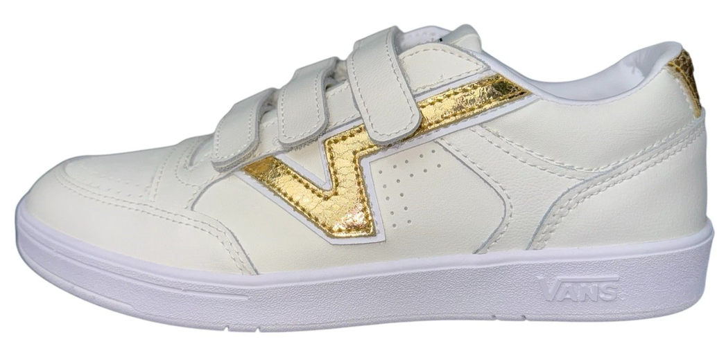 Vans Lowland Comfycush V White Gold Womens 8.5 Mens 7 New