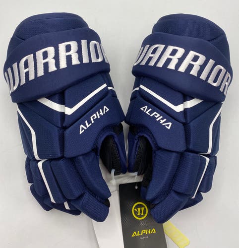 NEW Warrior Alpha Evo Gloves, Navy, 13”