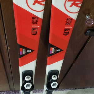 142cm Adult WIDER Skis ROSSIGNOL EXPERIENCE w/ROSSIGNOL Bindings *PRE-OWNED* CLEAN