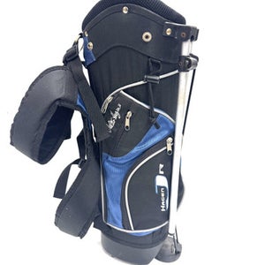Used Walter Hagen HAGEN JR Jr Stand Bag Black 11860-C000261166