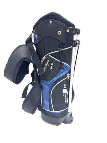 Used Walter Hagen HAGEN JR Jr Stand Bag Black 11860-C000261166