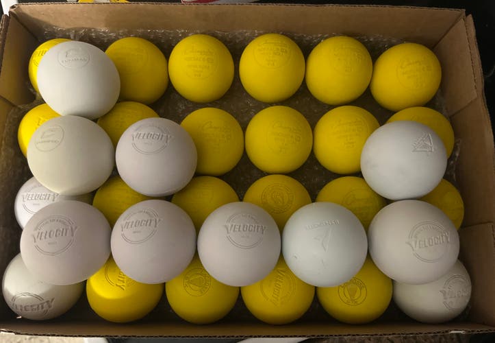 33 Assorted Lacrosse Balls (New and Lightly used)