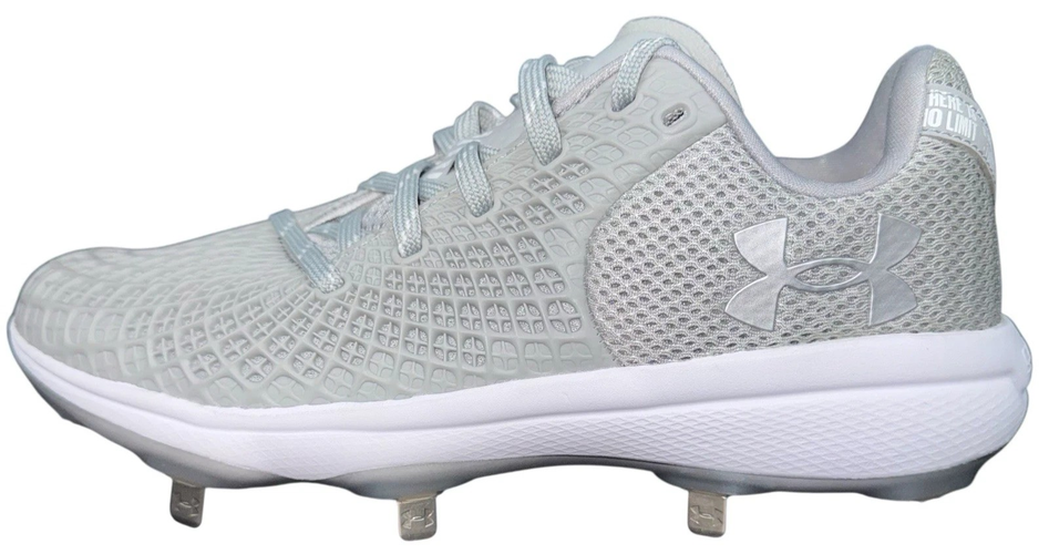 Under Armour Glyde 2 MT Womens Size 9 Grey Softball Metal Cleats New