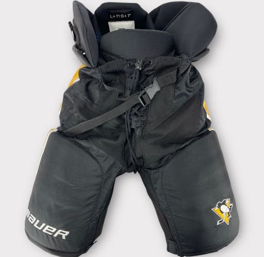 Pro Stock New Bauer One95 Large +1” Pittsburgh Penguins Hockey Pants