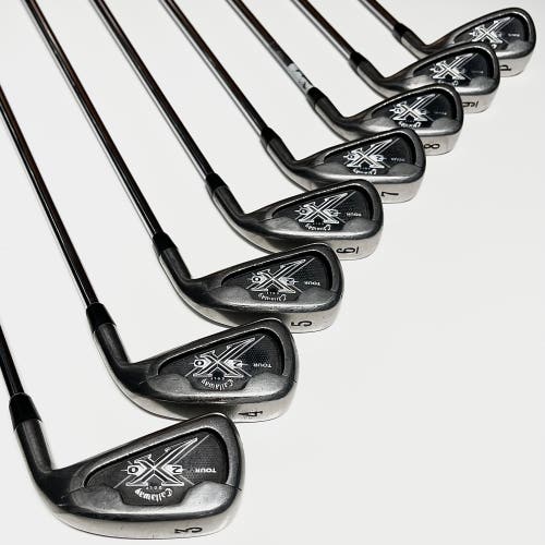 Callaway X20 Tour Iron Set 3-9, PW Right Handed Stiff Flex Steel Shafts
