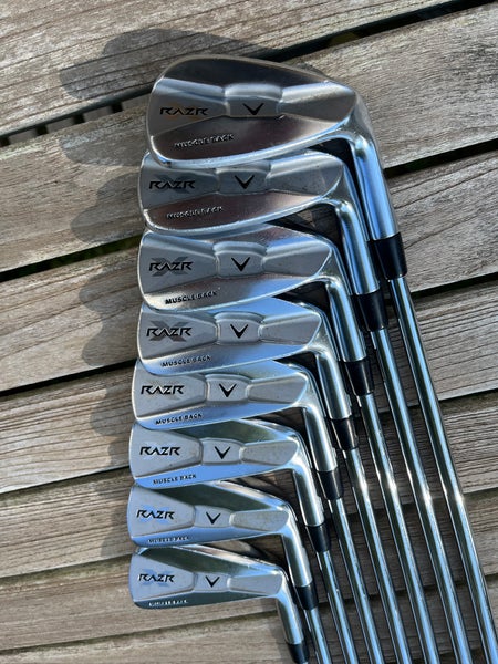 Men's Callaway Razr X Forged Right Handed Iron Set Stiff Flex Steel Shaft (Used)