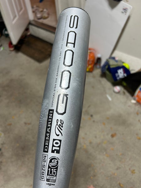 2024 DeMarini The Goods Hybrid USSSA Certified Bat (-10) 20 oz 30" (Used)