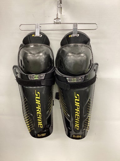 Used Bauer SUPREME S150 Senior Shin Guards Black 13" 11851-S000038867