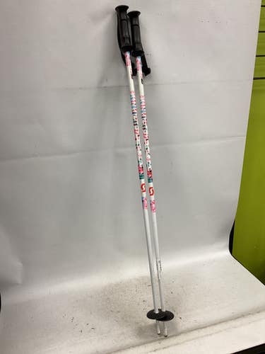 Used Scott JR SERIES Girls DH Ski Pole White 100 cm / 40 in 11851-S000038860