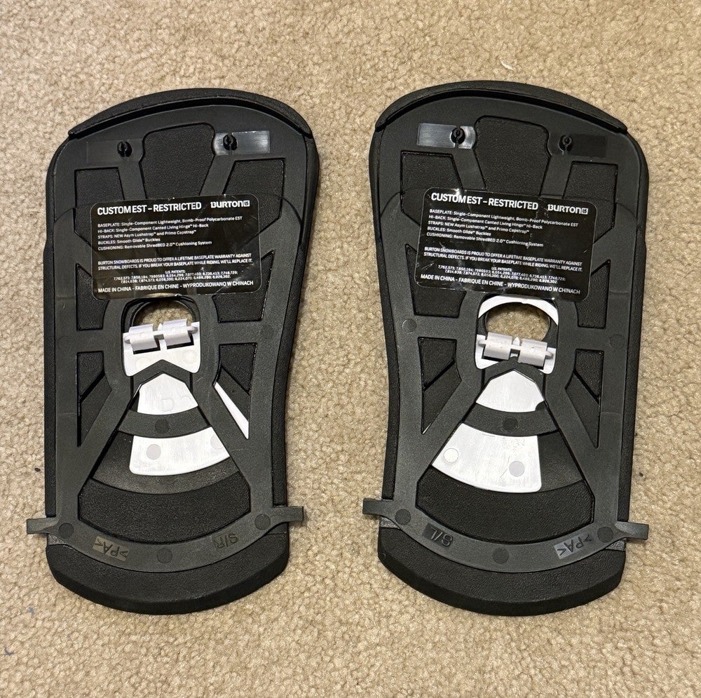 burton freestyle junior snowboard binding parts Kids' Smalls Re:Flex Bindings, White / Multi / L Tune Ups Rental Burton Custom EST Snowboard binding