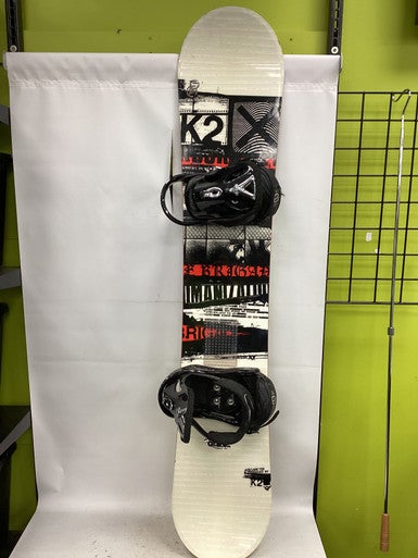 Used K2 BRIGADE Mens Board/Bindings White And Red 155 cm 11851-S000038855