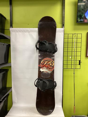Used K2 ILLUSION Mens Board/Bindings Black 163 cm 11851-S000038856