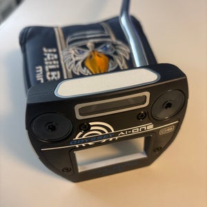 Like New Odyssey Ai One Jailbird Mini DB Mallet Putter, Right Hand 35”