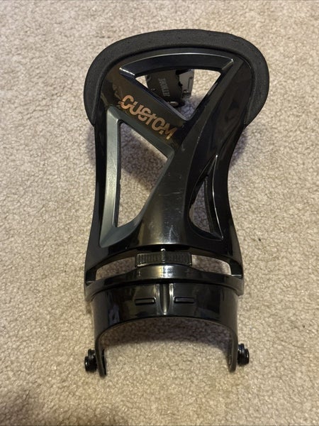 One Custom EST Snowboard binding High Back Small Left Black