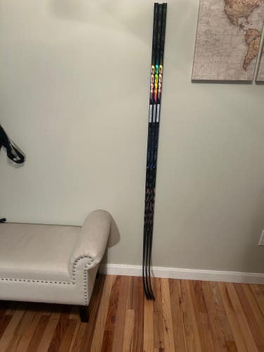 THREE (3) Senior CCM RibCor Trigger 9 Pro Right Handed Hockey Stick P28 (Used)