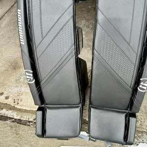 Used 35" Warrior Ritual G6 E+ Goalie Leg Pads - pixallo.store