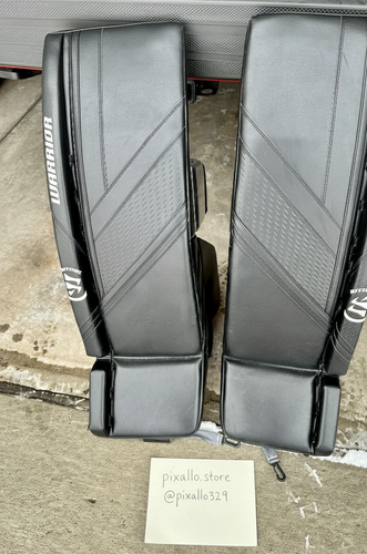 Used 35" Warrior Ritual G6 E+ Goalie Leg Pads - pixallo.store