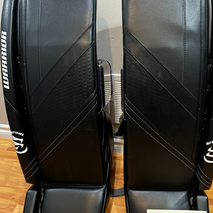 Used 32 + 1.5" Warrior Ritual G6 E+ Goalie Leg Pads - pixallo.store