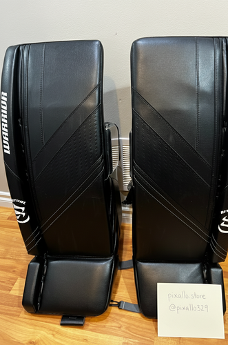 Used 32 + 1.5" Warrior Ritual G6 E+ Goalie Leg Pads - pixallo.store