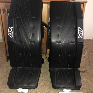 Black New Senior 34" Brian's NetZero Goalie Leg Pads - pixallo.store