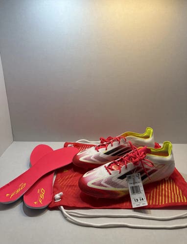 Men's Size 13.0 (W 14.0) Adidas F50 adizero Cleats (New)