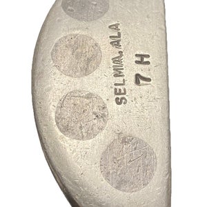 Otey Crisman 7H Hickory Shaft Putter Selma Bottom Stamp RH 35 It's An Otey Label