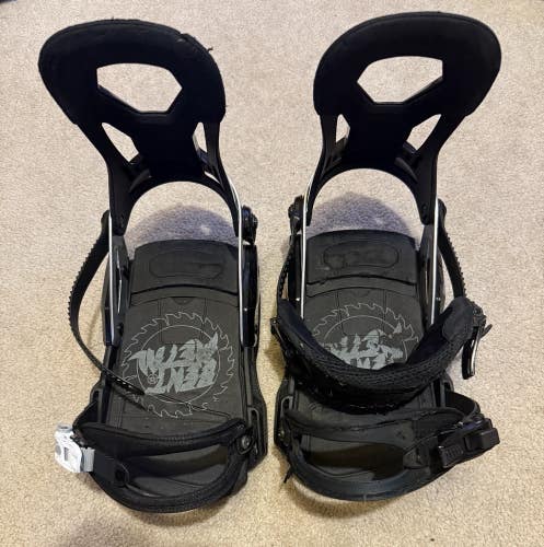 Bent Metal Mortal Snowboard Bindings  Large For Parts