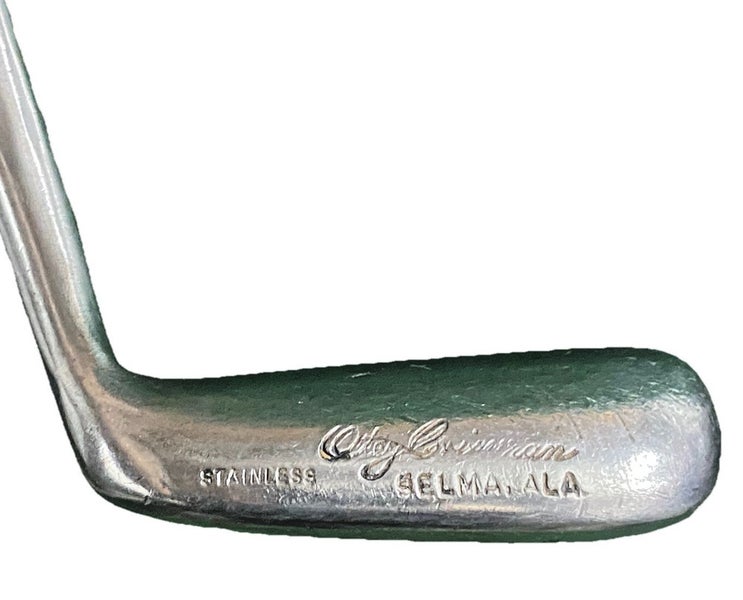 Otey Crisman Old Goosie H Selma Ala Long Neck Blade Putter RH Hickory Shaft 35"