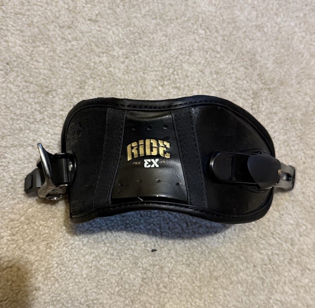 One Ride Ex Snowboard binding Right Ankle Strap Large  Black