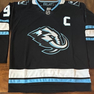 Utah Mammoth Clayton Keller #9 Black Home Jersey Adult Large (52)
