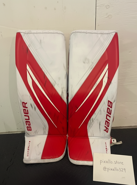 Medium Bauer Pro Stock Hyperlite 2 Goalie Leg Pads - pixallo.store
