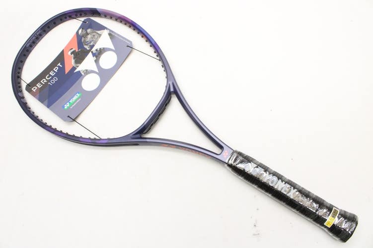 **NEW** 2025 YONEX PERCEPT 100 (300g) TENNIS RACQUET (4 3/8) MIDNIGHT NAVY