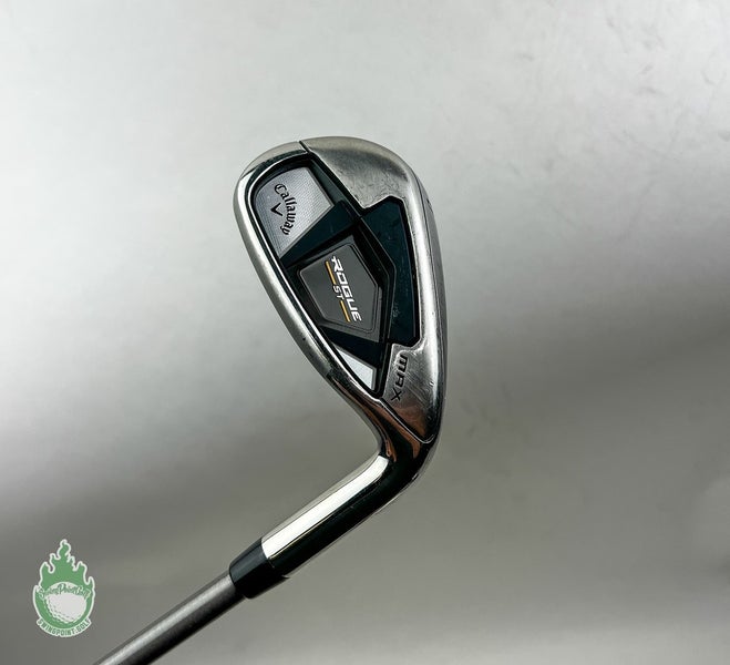 Used Right Handed Callaway Rogue ST Max OS PW Stiff Flex Graphite Golf Club