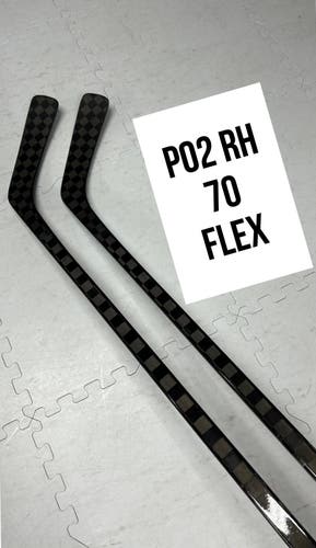 Senior(2x)Right P02 70 Flex Lidstrom ProBlackStock™ Unbranded Blackouts Pro Stock Nexus Hockey Stick