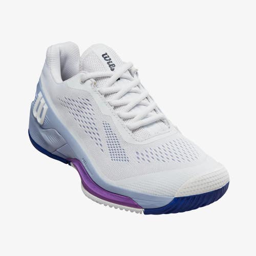 *NIB* WOMEN'S WILSON RUSH PRO 4.0 TENNIS SHOES (WHITE/EVENTIDE/LILAC) SZ 10