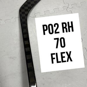 Senior(1x)Right P02 70 Flex ProBlackStock™ Unbranded Blackouts Pro Stock Nexus Hockey Sticks