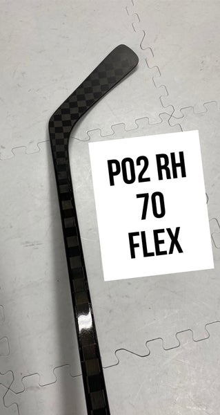 Senior(1x)Right P02 70 Flex ProBlackStock™ Unbranded Blackouts Pro Stock Nexus Hockey Sticks