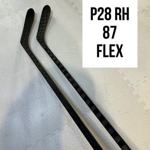 Senior(2x)Right P28 87 Flex ProBlackStock™ Unbranded Blackouts Pro Stock Nexus Hockey Sticks