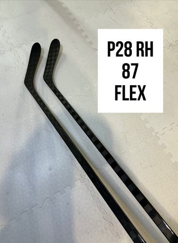 Senior(2x)Right P28 87 Flex ProBlackStock™ Unbranded Blackouts Pro Stock Nexus Hockey Sticks