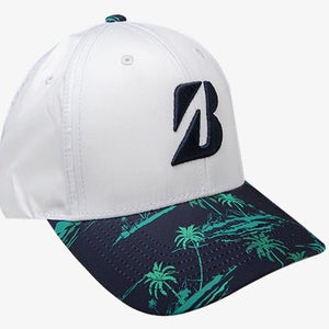 NEW Bridgestone Hawaiian Navy Adjustable Golf Hat/Cap