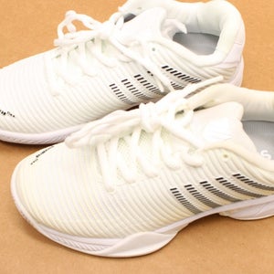 *NW/DEFECT* WOMEN'S K-SWISS HYPERCOURT EXPRESS 2 TENNIS SHOES (WHT/BLK) SZ 6
