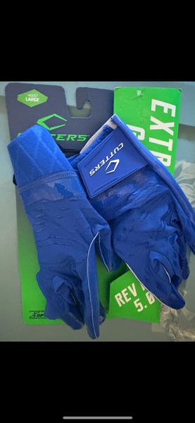Blue Adult Large Cutters Gloves (New)