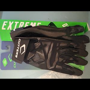 Black Adult Cutters Gloves (New) large