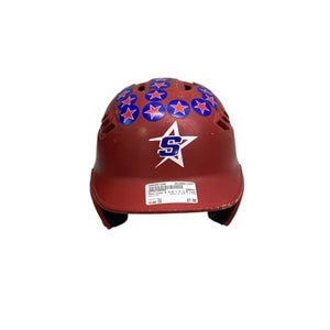 Used Rawlings 6 3/8 - 7 1/8 Batting Helmet No Mask Red One Size 11347-S000257399
