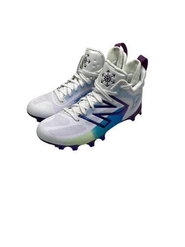 Used New Balance LAX Cleats Mens White Senior 9 11347-S000257379