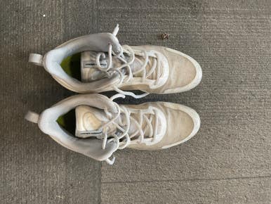 Used Under Armour LAX Cleats Mens White Senior 10 11614-S000223345